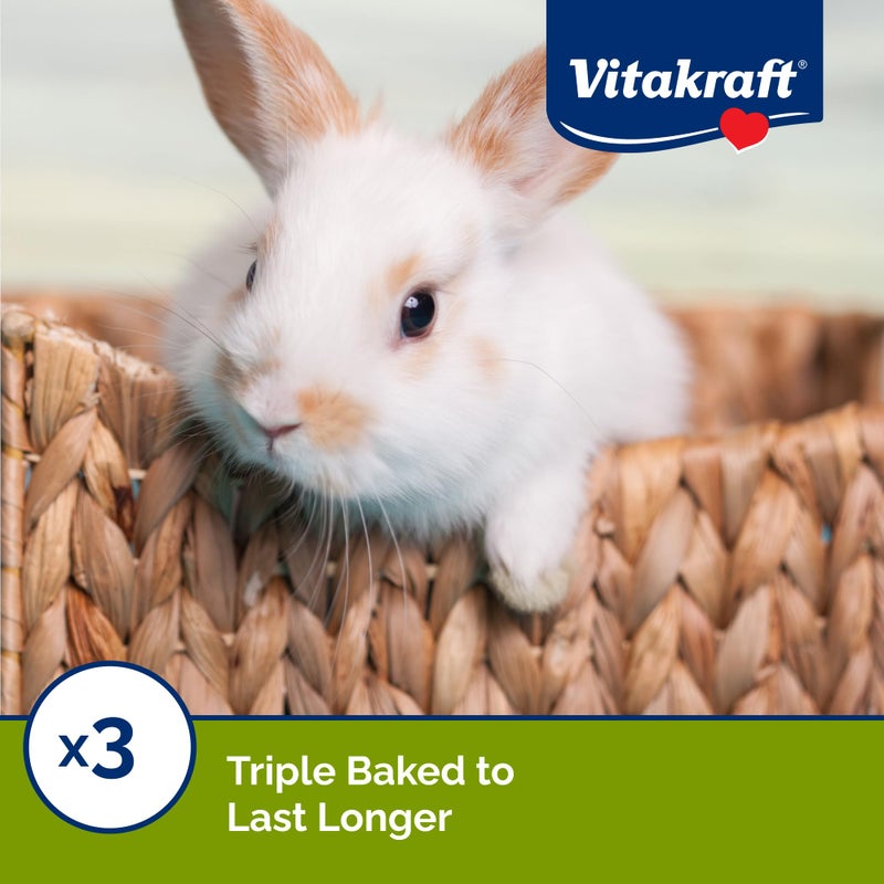 Vitakraft Crunch Sticks Rabbit Treat - Carrot and Honey - Rabbit Chew Sticks (Wild Berry & Honey) - Image 4